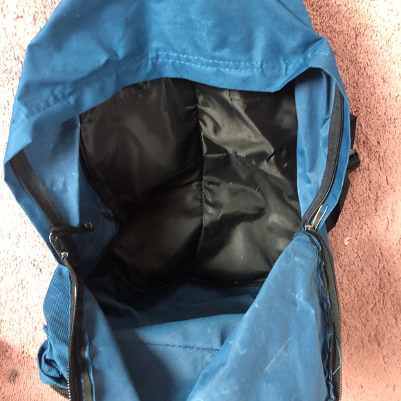 Education First Blue & White Backpack (small rip) - Picture 2 of 4